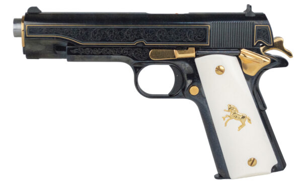 CLT CLASSIC 1911 45ACP POLISHED GOLD ENGRAVED — view 1