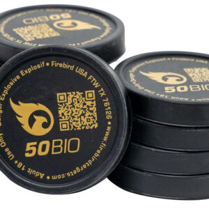 Firebird USA 50BIO 50BIO  Moving Trajectory/Static White Smoke Universal Firearm 50mm 10 Pk.