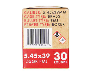GO 5.45X39MM 55GR FMJ BRASS 30/1350 — view 2