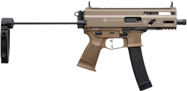 GRAND POWER STRIBOG SP9A3S 9MM - 5" 30RD MAG TAILHOOK BRACE FDE — view 1