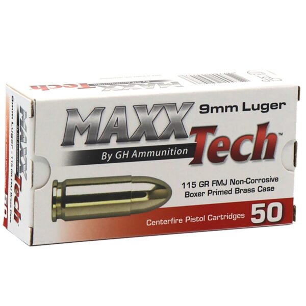 MAX 9MM 115GR FMJ 50RD — view 1