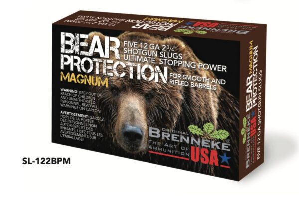 BRENNEKE BEAR PROTECTION MAGNUM SLUG AMO 12GA 2.75 IN 1.375 OZ 5-RD — view 1