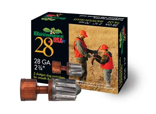 BRENNEKE 28 AMO 28GA 2.75 IN .625 OZ SLUG 5-RD — view 1