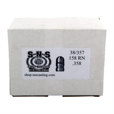CAST 38 CALIBER (.358'') 158GR ROUND NOSE LEAD 500/BOX — view 1