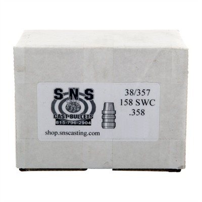 CAST 38 CALIBER (.358'') 158GR SEMI-WADCUTTER LEAD 500/BOX — view 1