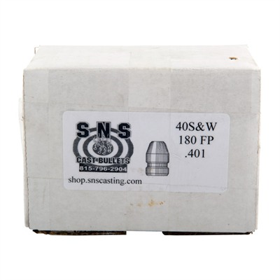 .40 CAL/10MM (.401'') 180GR FP LEAD BULLETS 500/BOX — view 1