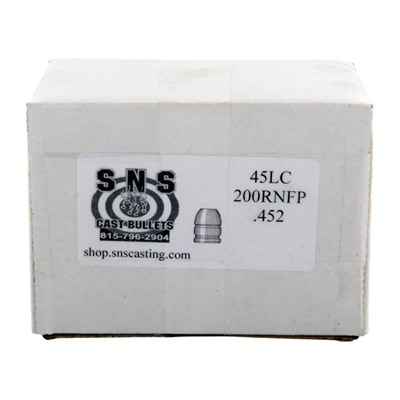 ROUND NOSE FLAT POINT 45 CAL (.452'') 200GR RNFP 500/BOX — view 1