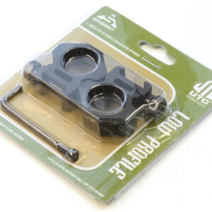 UTG RINGS 1" LOW PROFILE - MATTE BLACK PICATINNY/WEAVER — view 2