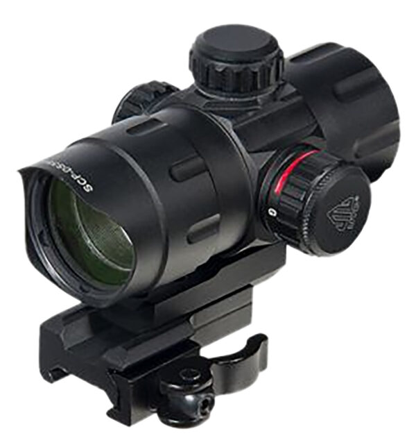 UTG SCPDS3840W ITA  Black Anoidized 1x 38mm Tube 4 MOA Red/Green CBQ Dot Reticle — view 1