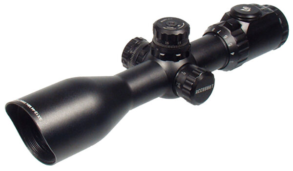UTG SCP3-UM312AO Accushot  Black Hardcoat Anodized 3-12x 44mm 30mm Tube Illuminated Red/Green Mil-Dot Reticle — view 1