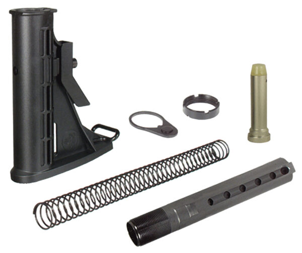 UTG Pro RBU6BM Mil-Spec Stock Assembly Black Synthetic 6 Position for AR-15/M16 — view 1