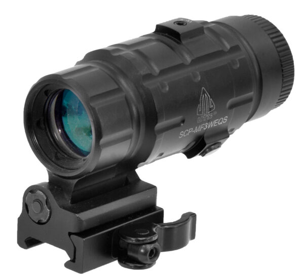 UTG SCPMF3WEQS 3x Magnifier  Black Anodized 37 mm — view 1