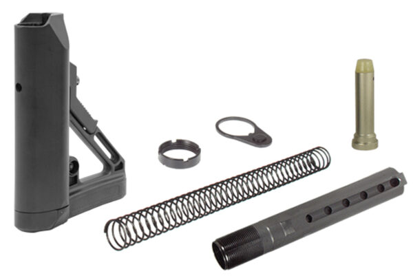 UTG Pro RBUS1BM Mil-Spec OPS Ready S1 Stock Kit Black Synthetic 6 Position for AR-15, M16 — view 1