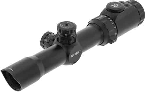 UTG SCOPE 1-8X28 30MM MRC/IE - BG4 RETICLE W/ACCU-SYNC RINGS — view 1