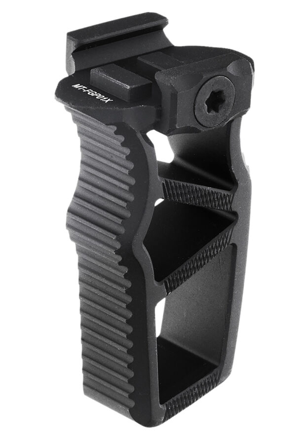 Leapers MTFGP01X Ultra Slim Foregrip  Matte Black Anodized Aluminum — view 1