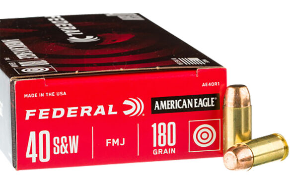 Federal C40180A400 Champion Training 40S&W 180gr Full Metal Jacket 400 Per Box/1 Case *Loose — view 1