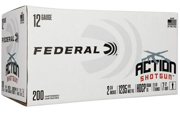 Federal AS12H75 Action Shotgun  12Gauge 2.75" 1 1/8oz 7.5Shot 200 Per Box/1 Case — view 1