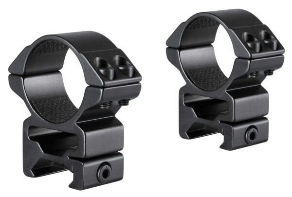 Hawke Sport Optics 22117 Match Mount  Matte Black Anodized Aluminum 30mm Tube, High Weaver — view 1