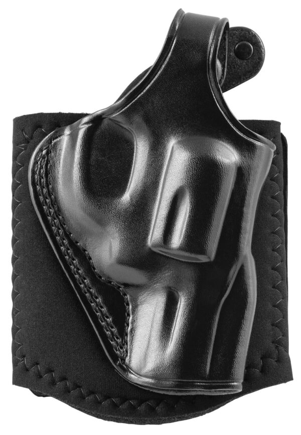 Galco AG298B Ankle Glove  Size Fits Ankles up to 13" Black Leather Hook & Loop Compatible w/Glock 29/30/30S Right Hand — view 1