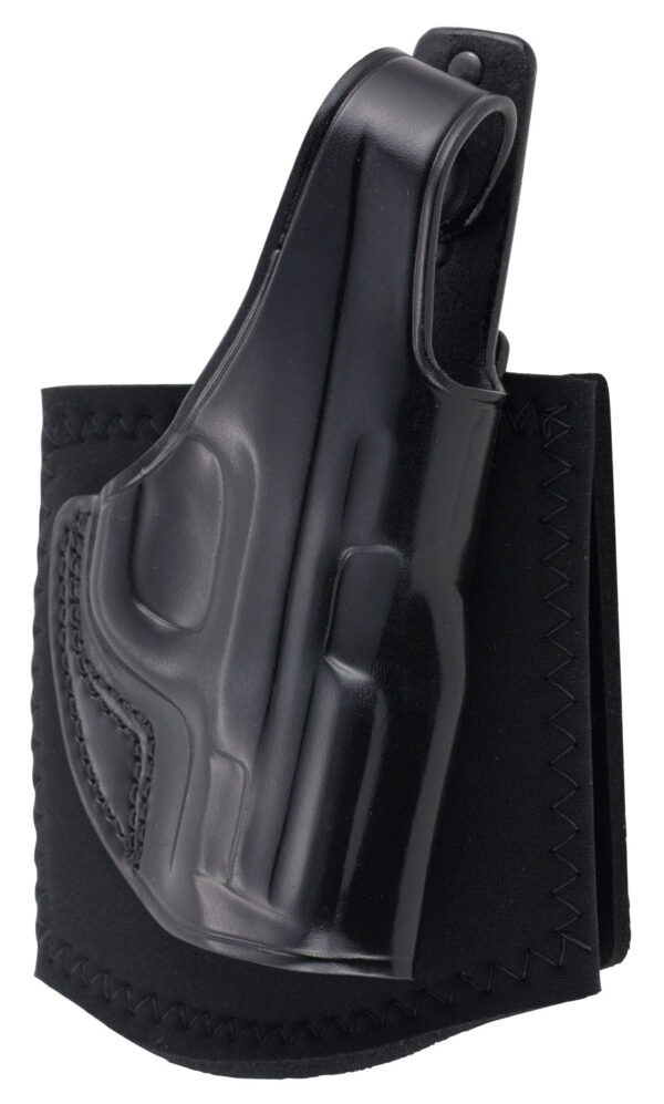 Galco AG652B Ankle Glove  Size Fits Ankles up to 13" Black Leather Hook & Loop Fits S&W M&P Shield Fits S&W M&P Shield Plus Fits S&W M&P Shield 2.0 Right Hand — view 1