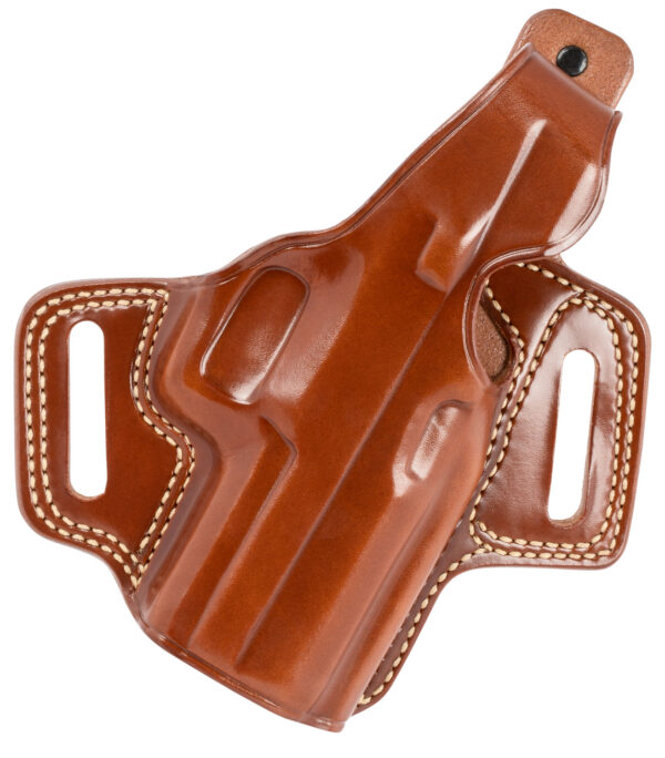Galco FL822 Fletch  OWB Tan Leather Belt Slide Fits Sig P320 Compact Fits Sig P320X Compact Fits Sig M18 Right Hand — view 1