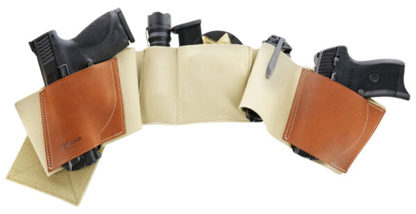 Galco UWKHLG2 UnderWraps 2.0 Khaki Large Leather/Nylon Handgun — view 1