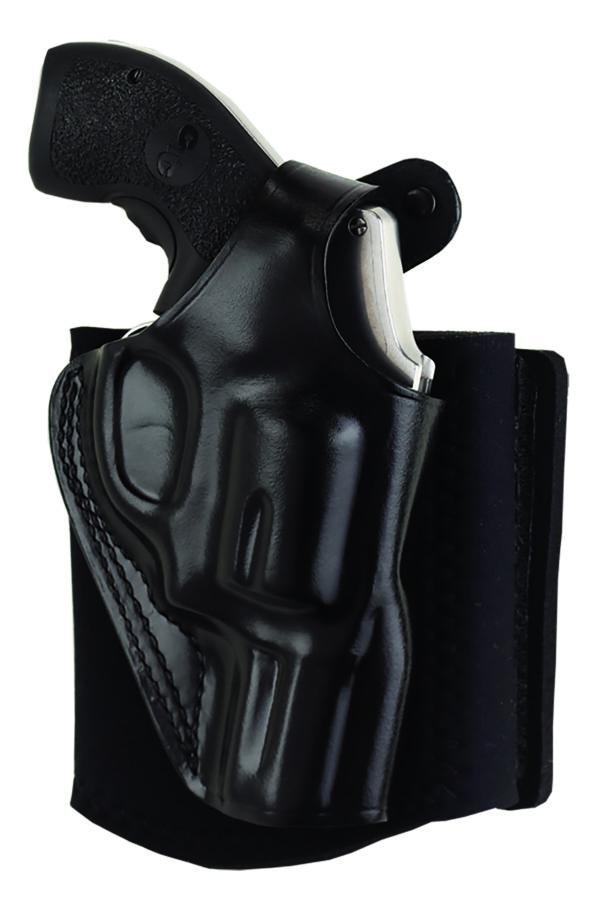 Galco AG870RB Ankle Glove  Size Fits Ankles up to 13" Black Leather Hook & Loop Fits Sig P365 Fits Sig P365XL Right Hand — view 1