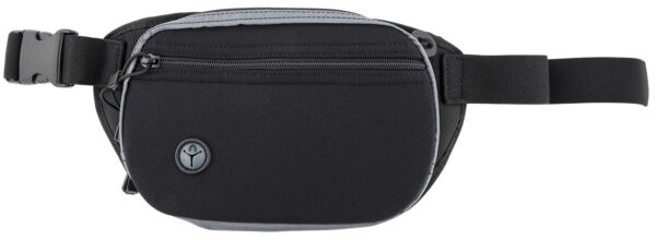 Galco FTPRGBC Fastrax PAC Waistpack Size Compact Black/Gray Neoprene Compatible w/Glock 32/Kahr CW/S&W M&P ShieldX Belt Up to 50" Wide Ambidextrous — view 1