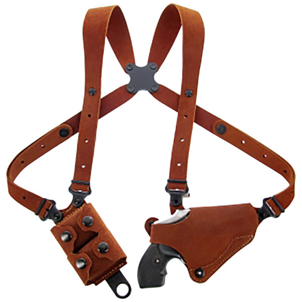 Galco CL2160 Classic Lite 2.0 Shoulder System Size Fits Chest Up To 56" Natural Leather Shoulder Fits S&W J Frame Fits Charter Arms Undercover Right Hand — view 1
