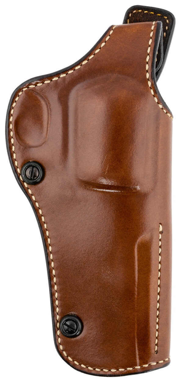 Galco PHX334 Phoenix  OWB Tan Leather Belt Slide Fits Ruger GP100 Fits S&W L Frame Right Hand — view 1