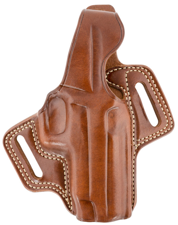 Galco FL248R Fletch  OWB Tan Leather Belt Slide Fits Sig P220 Fits Sig P226 Fits Browning BDA Right Hand — view 1