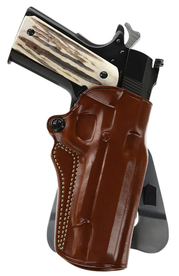 Galco SM2212R Speed Master 2.0 OWB Tan Leather Paddle Fits 1911 Fits 5" Barrel Right Hand — view 1