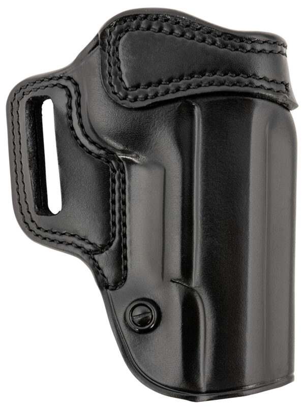 Galco AV212RB Avenger  OWB Black Leather Fits 1911 5" Belt Slide, Right Hand — view 1