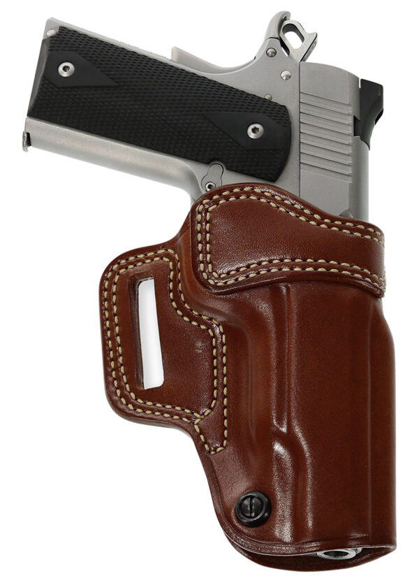 Galco AV266 Avenger  OWB Tan Leather Belt Slide Fits 4-4.25" 1911 — view 1