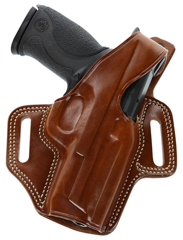 Galco FL870R Fletch  OWB Tan Leather Belt Slide Fits Sig P365XL Right Hand — view 1