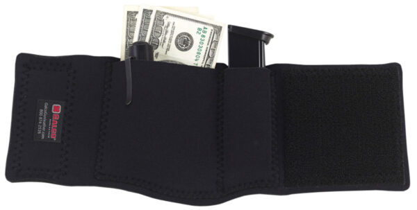 Galco CAS Ankle Safe  Fits Springfield SA-35 13" Hook & Loop Mount Black Neoprene — view 1