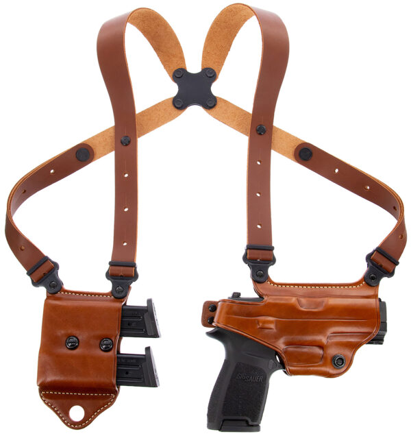 Galco MCII870 Miami Classic II Shoulder System Tan Full Grain Leather — view 1