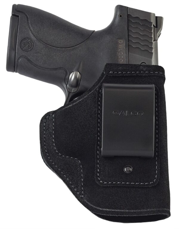Galco STO226RB Stow-N-Go  IWB Black Steerhide Fits Glock 19 Gen1-5 Right Hand — view 1