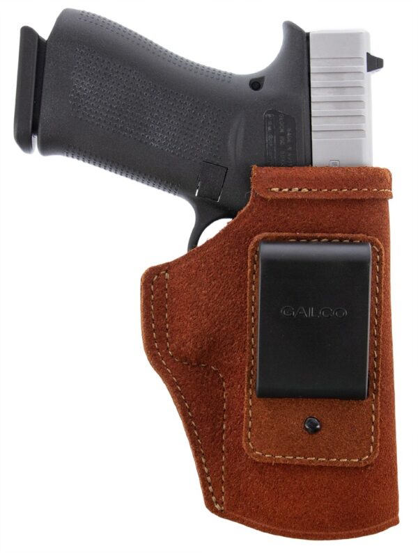 Galco STO266R Stow-N-Go  IWB Natural Steerhide Fits Kimber 1911 4" Right Hand — view 1