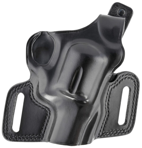 Galco SIL126B Silhouette  OWB Black Leather Belt Slide Fits S&W N Frame Fits 2-4" Barrel Right Hand — view 1