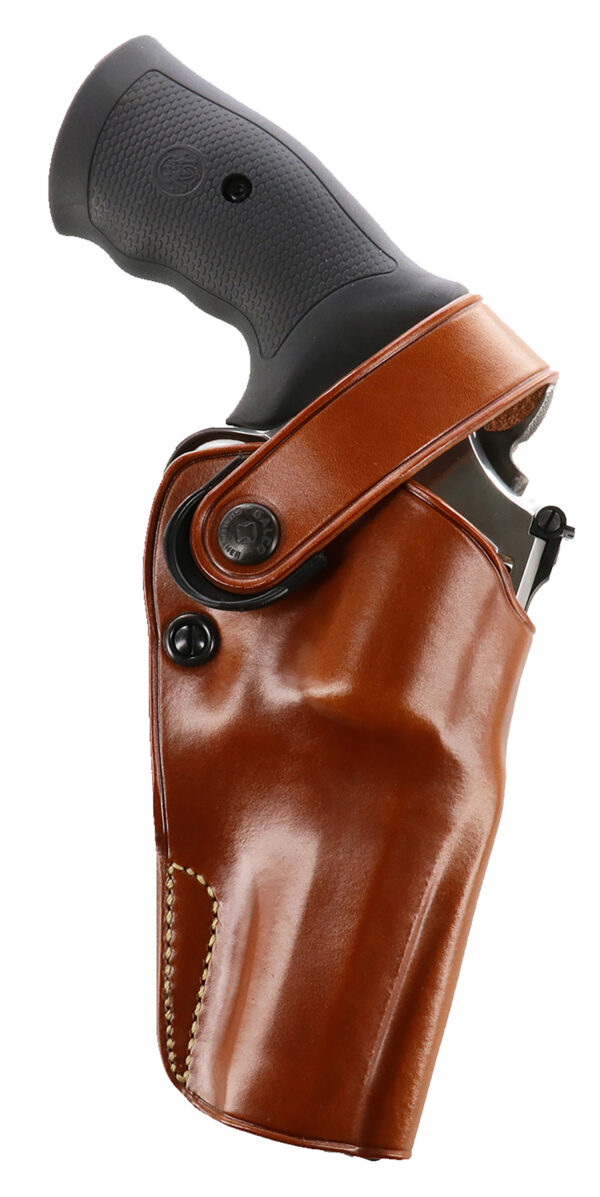 Galco DAO196 DAO  OWB Tan Leather Fits Taurus Judge, Belt Slide Mount, Right Hand — view 1