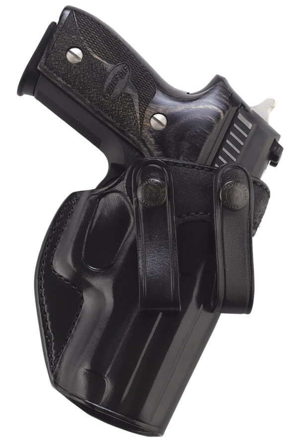 Galco SUM822B Summer Comfort  IWB Black Leather Belt Loop Fits Sig P320 Compact Fits Beretta APX Fits Sig M18 Right Hand — view 1