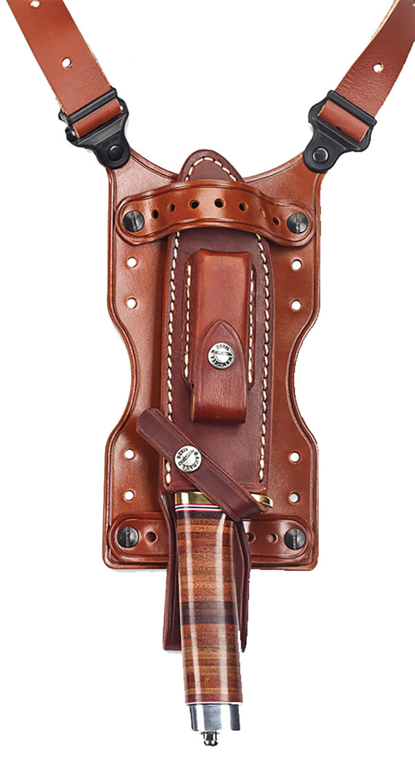 Galco SHU Shuka Knife Holder Over The Shoulder Tan Leather — view 1