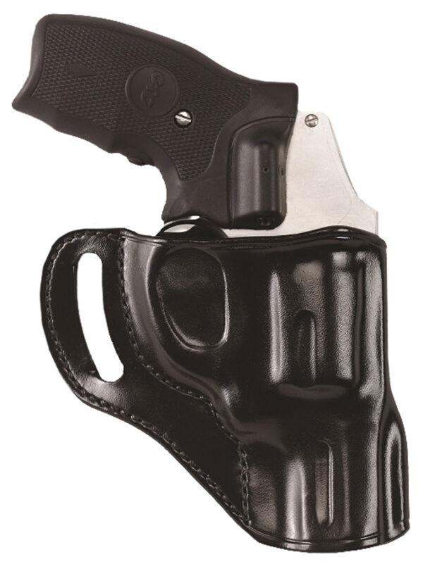 Galco HT118B Hornet  OWB Black Leather Belt Slide Fits Ruger SP101 Fits Colt Cobra Right Hand — view 1