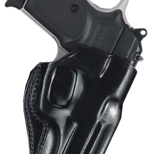 Galco SG652B Stinger  OWB Black Leather Belt Loop Fits S&W M&P Shield Fits S&W M&P Shield Plus Fits S&W M&P Shield 2.0 Right Hand
