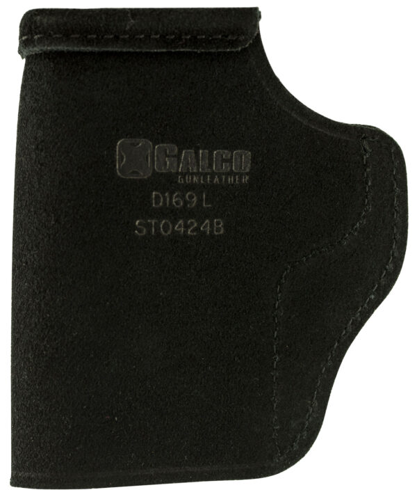 Galco STO424B Stow-N-Go  IWB Black Leather Belt Clip Fits 1911 3" Barrel Right Hand — view 1