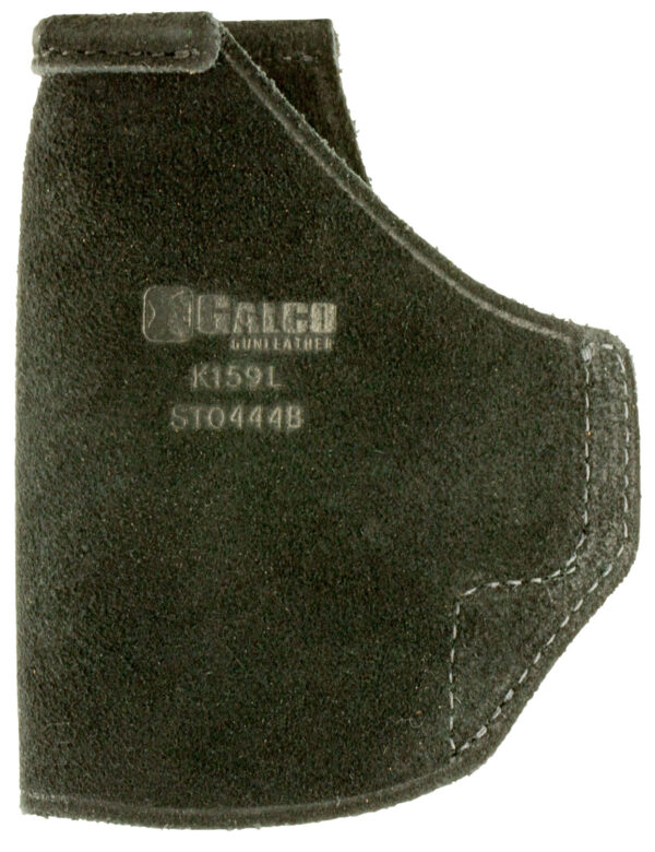 Galco STO444B Stow-N-Go  IWB Black Leather Belt Clip Fits Springfield XD/Springfield XD Mod. 2/HK VP9SK Right Hand — view 1