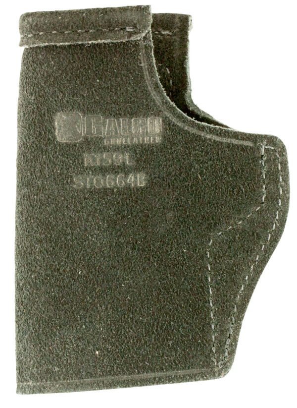 Galco STO664B Stow-N-Go  IWB Black Leather Belt Clip Fits Sig P938 Right Hand — view 1