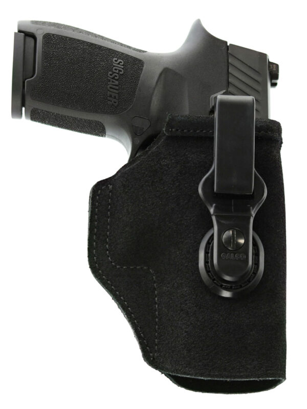 Galco TUC444B Tuck-N-Go 2.0 IWB Black Leather UniClip/Stealth Clip Fits Springfield XD/Mod. 2 Ambidextrous — view 1