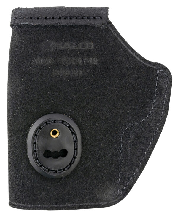 Galco TUC474B Tuck-N-Go 2.0 IWB Black Leather UniClip/Stealth Clip Fits S&W M&P 2.0 Compact/2.0 Subcompact/Savage Stance Ambidextrous — view 1